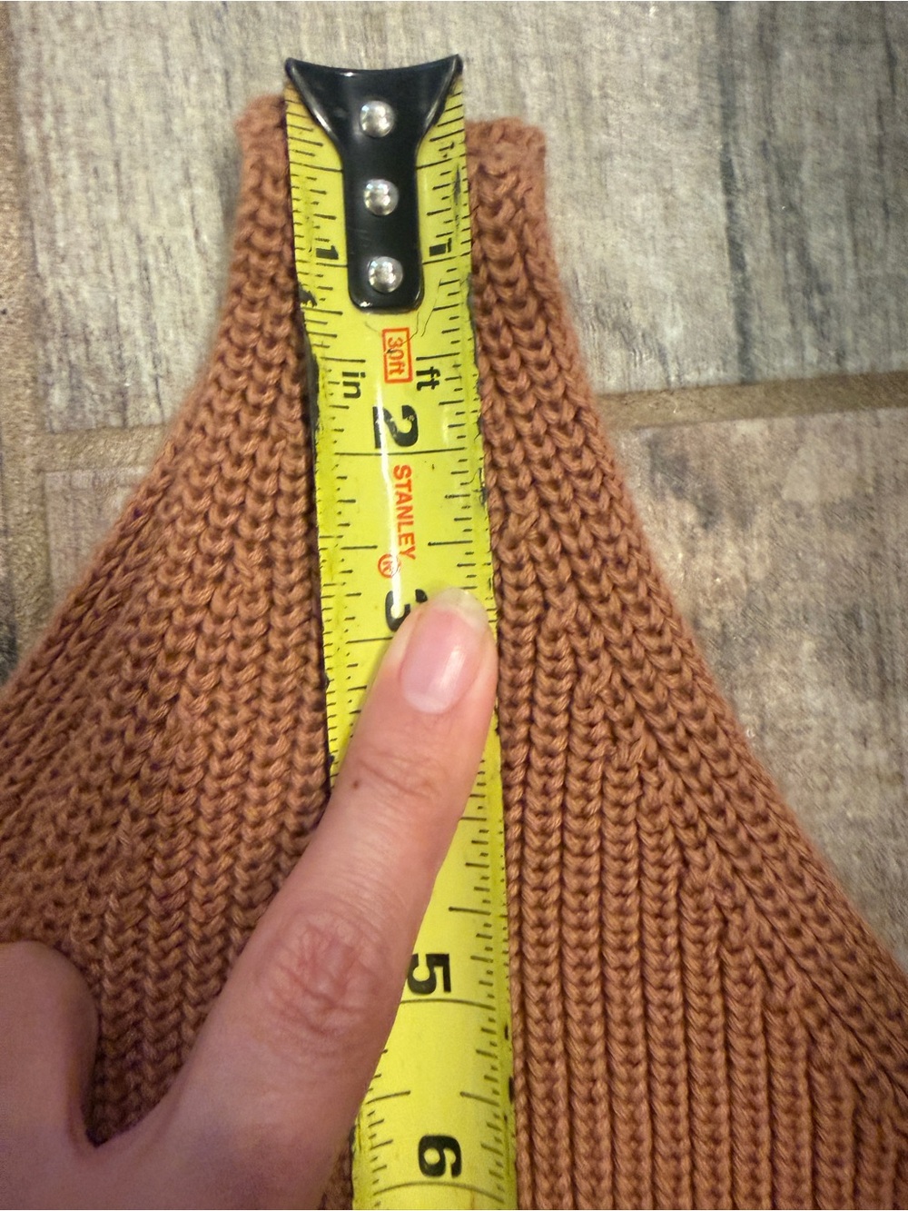 Red Dress Boutique RETRO RADIANCE Brown KNIT TANK TOP - Picture 7 of 8